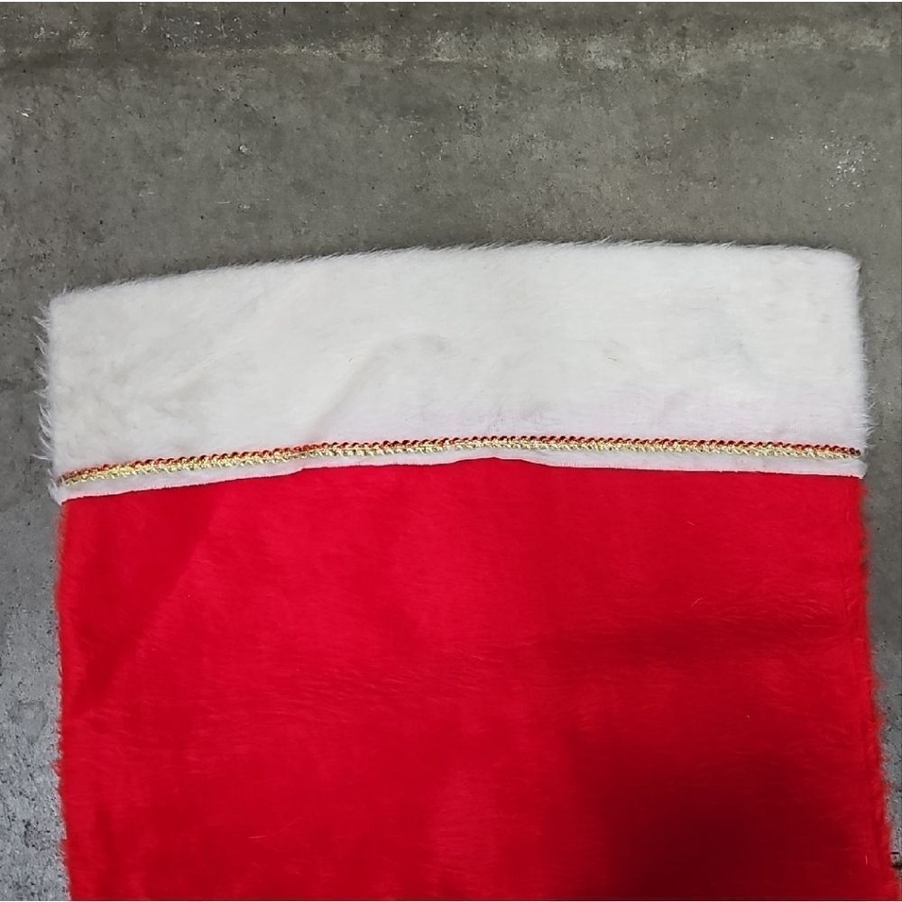 Vintage really Tall Chistmas Stocking - Picture 2 of 6